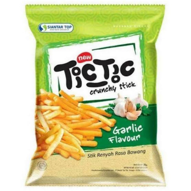 

SIANTAR TOP TICTIC CRUNCHY STICK RASA BAWANG ASLI | TICTIC @18G X 10 BUNGKUS | TIC TIC SIANTAR TOP