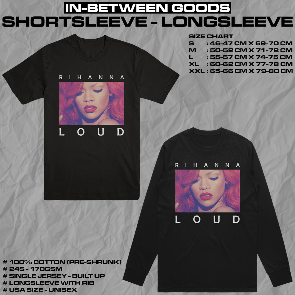 RIHANNA - LOUD | T-SHIRT | LONGSLEEVE | MUSIC MERCH