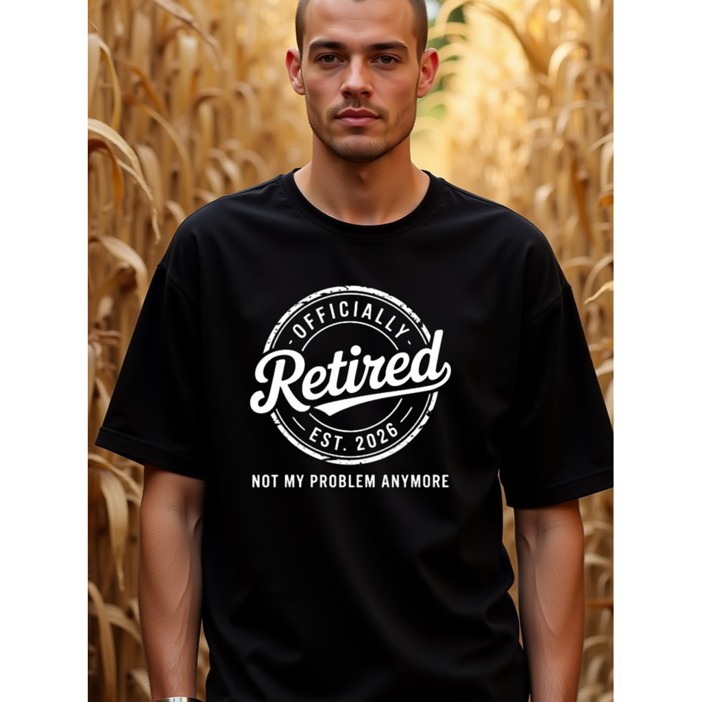 Kaos Pensiun Pria | Kaos Kado Pensiun | Keren & Murah