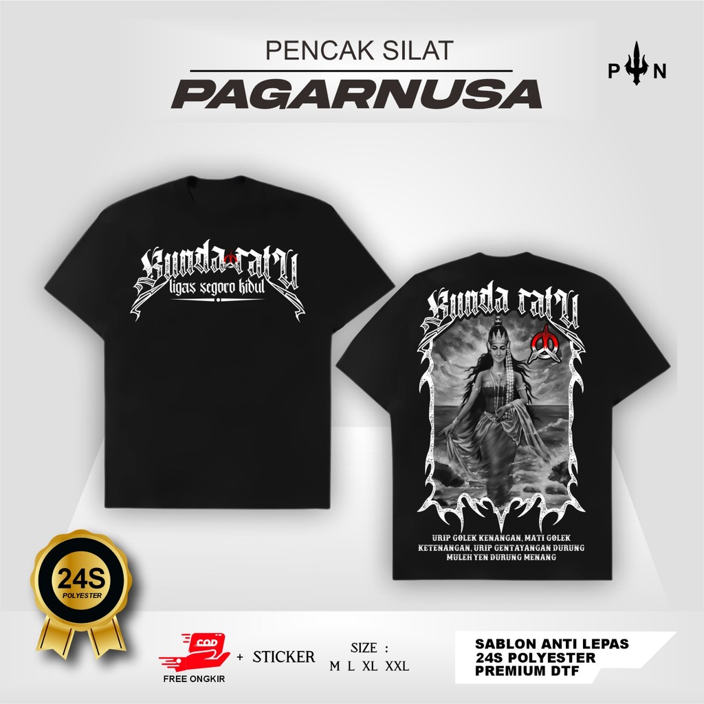 KAOS PAGAR NUSA BUNDA RATU LIGAS SEGORO KIDUL -KAOS PAGAR NUSA TERBARU - KAOS DESAIN TRISULA - KAOS 