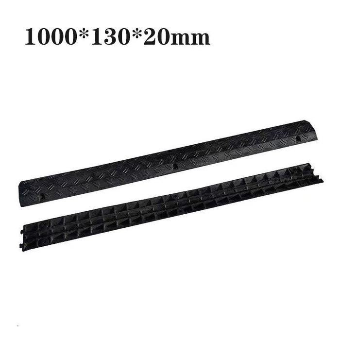 1 Meter Kabel Duct Lantai Hitam Penutup Kabel Lantai Floor Cable Duct - Hitam