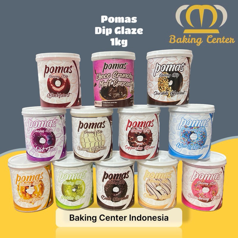 

Pomas Dip Glaze 1kg - Warna Menarik, Rasa Lengkap