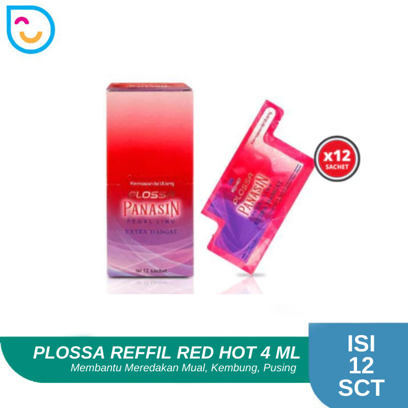 Plossa Mini Reffil Panasin Red Hot 1 Box 12 Sachet