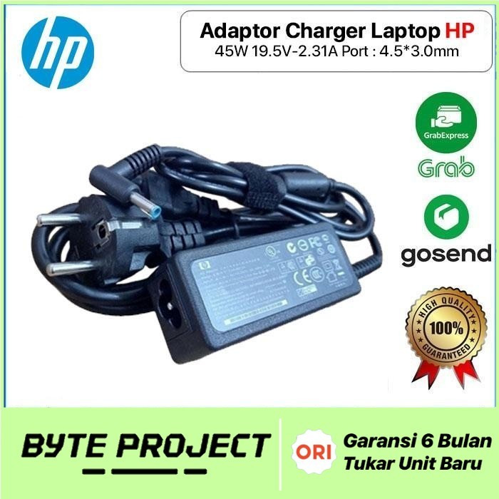 Adaptor Charger HP 14s-fq1005AU 14s-fq0022AU 14S-fq1036AU Series 45W