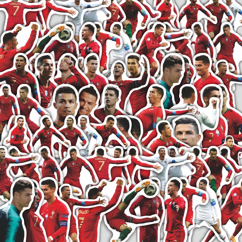 

Stiker Cutting Pack Stiker CR7 Portugal V3 Isi 100Pcs Series Aesthetic Lucu Keren Untuk Koper Bahan Vynil