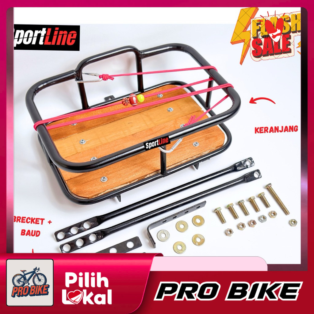 [BAYAR DI TEMPAT] - PROMO KERANJANG/FRONT RACK SEPEDA FIXIE FEDERAL MINION SELI MTB FRONT RACK SEPED