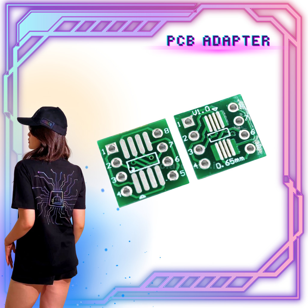 ‌PCB Adapter SOP8/SSOP8 to DIP8 - Digibot Official