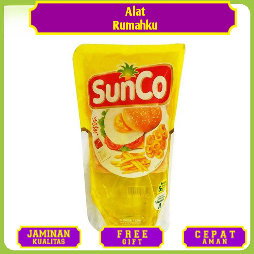 

Sunco Minyak Goreng Sawit Premium Cooking Oil Pouch 1 L