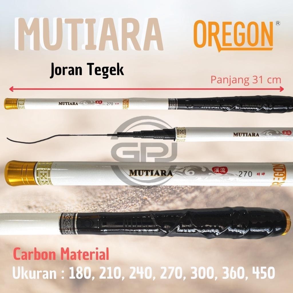 Joran Pancing Tegek Oregon Mutiara Panjang 180 210 240 270 300 360 450 Atau Tangkai Alat Mancing Bah