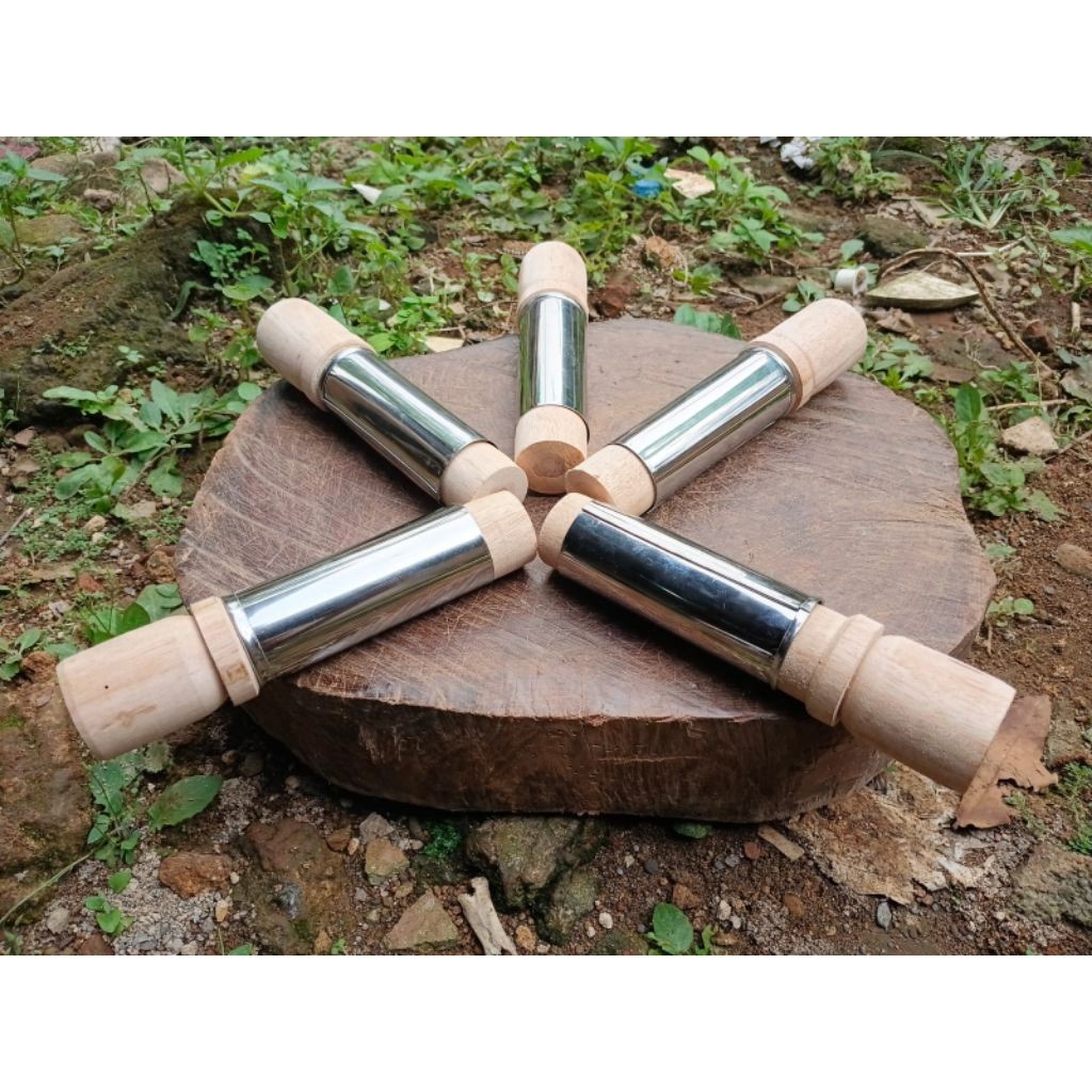 Cetakan Buras Stainless/Cetakan Buras Anti lengket/Alat Pembuat Buras Stainless+penekan kayu