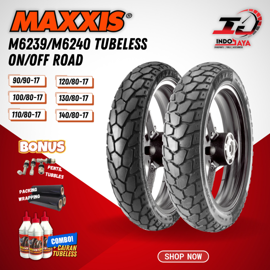 Ruli Moto Aksen BAN MAXXIS M6239 / M6240 ( 70/90 - 80/90 - 90/80 - 90/90 - 100/80 - 110/80 - 120/80 