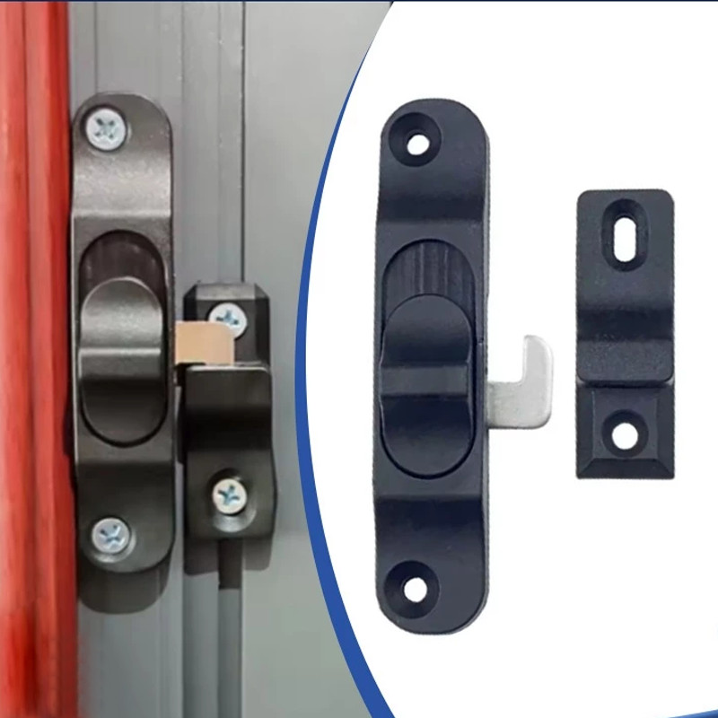 Pengunci Jendela Geser Aluminium - Kunci Sleding & Grendel untuk Pintu & Jendela Sliding | COD