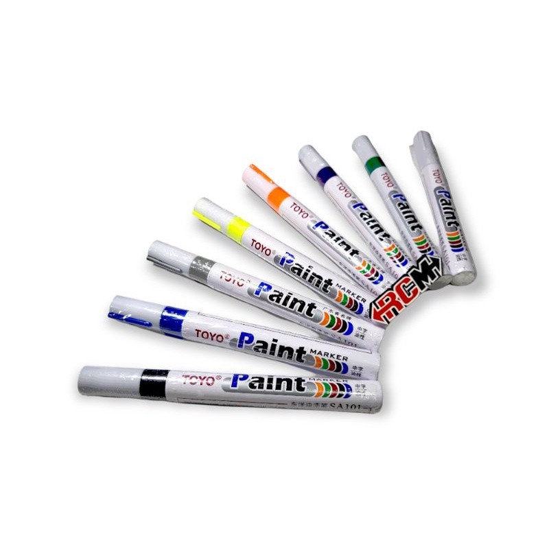 HRGA PERBJI SPIDOL PAINT MARKER BAN MOBIL MOTOR MERK TOYO ORI ORIGINAL TOYO ASLI SA-101 HITAM BLACK 