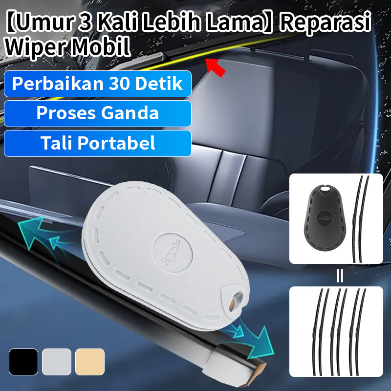 [Umur 3 Kali Lebih Panjang] Alat Reparasi Wiper Mobil | Alat Reparasi Karet Wiper Blade Tanpa Tulang
