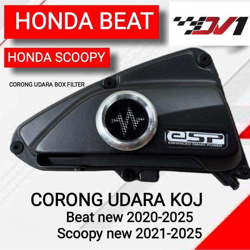 CORONG UDARA TUTUP FILTER BEAT DELUX SCOOPY NEW GENIO BEAT NEW ORIGINAL CORONG DONAT STD BEAT DELUX