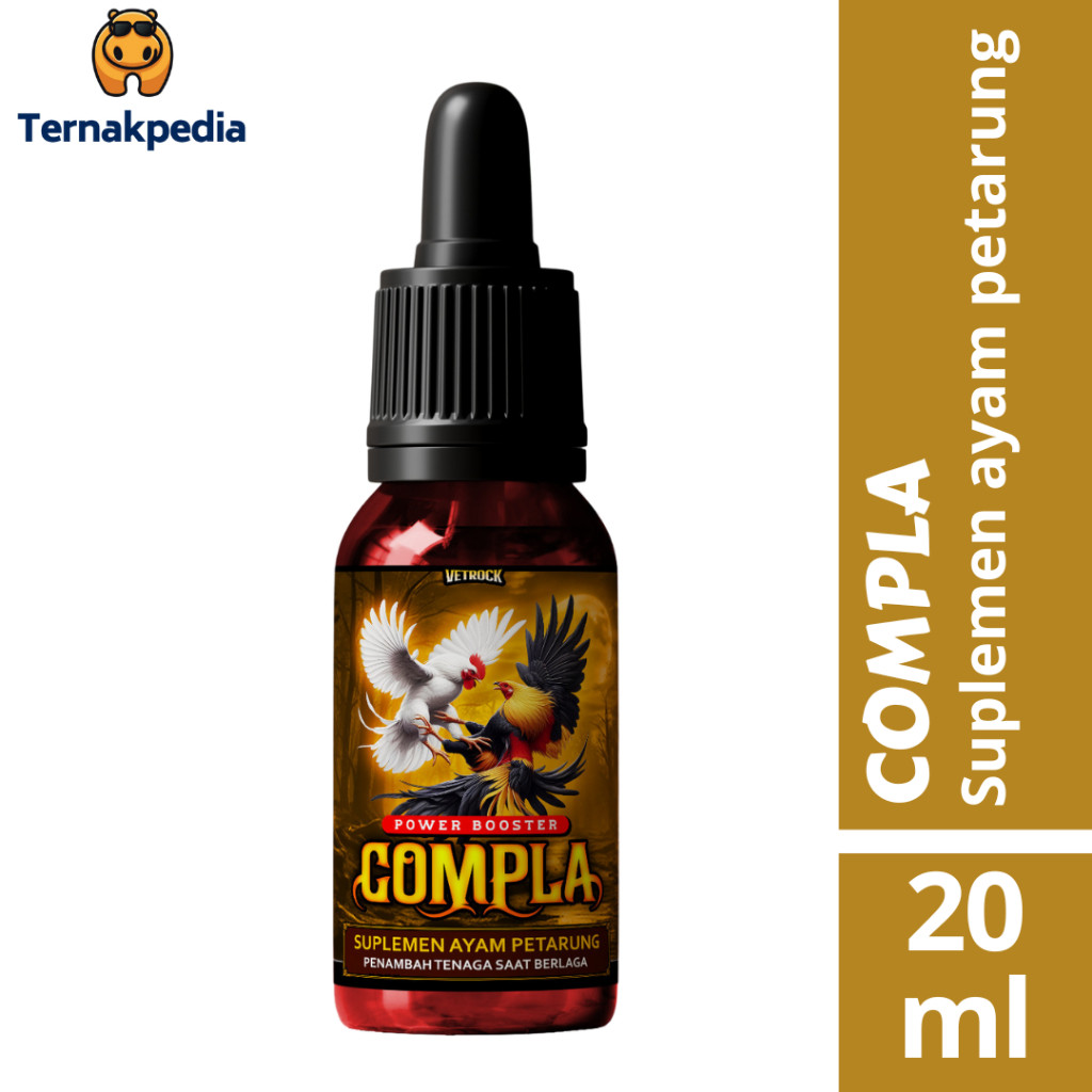 COMPLA 20ml - Power Booster Ayam - Suplement & Booster Ayam - Doping Untuk Ayam 20ml - Booster Ayam