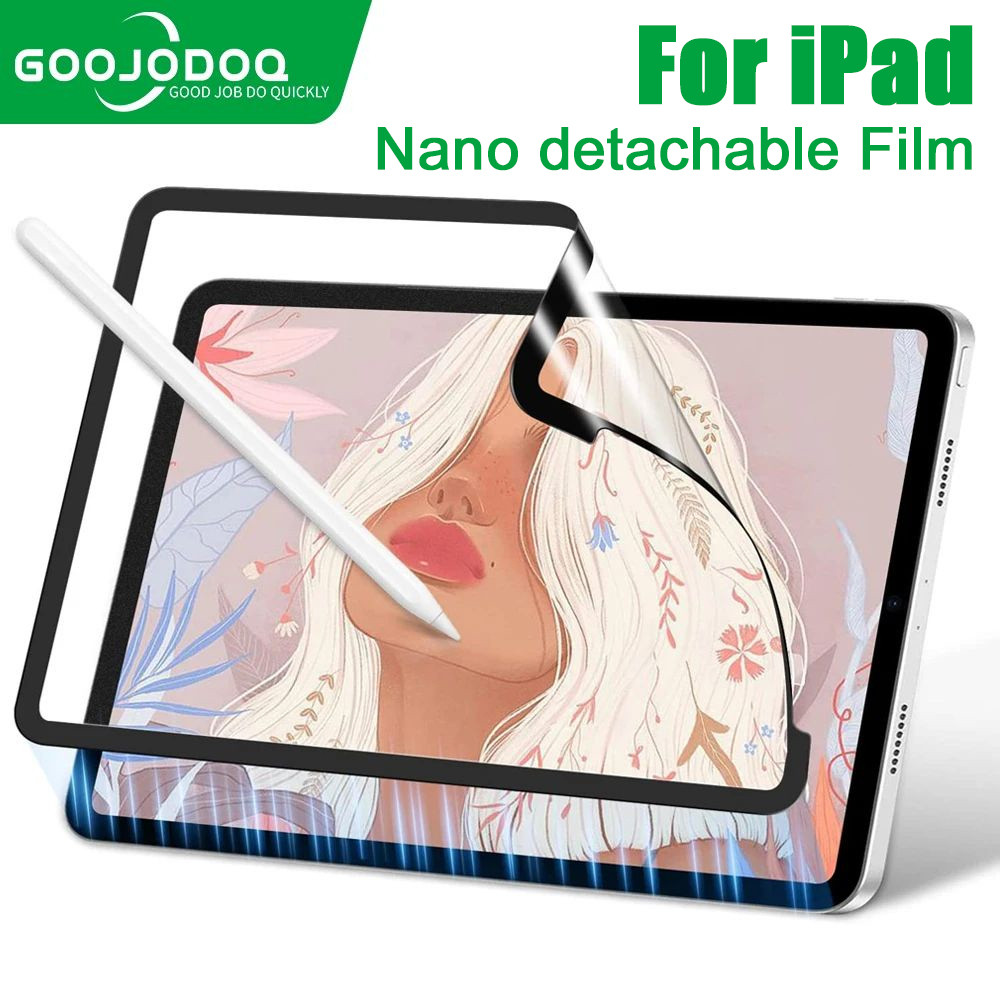GOOJODOQ Screen Protector for iPad 10th 9th 8th 7th 6th Gen 10.2 inch Pro 11 12.9 Air 4/5/3/2 Mini 6
