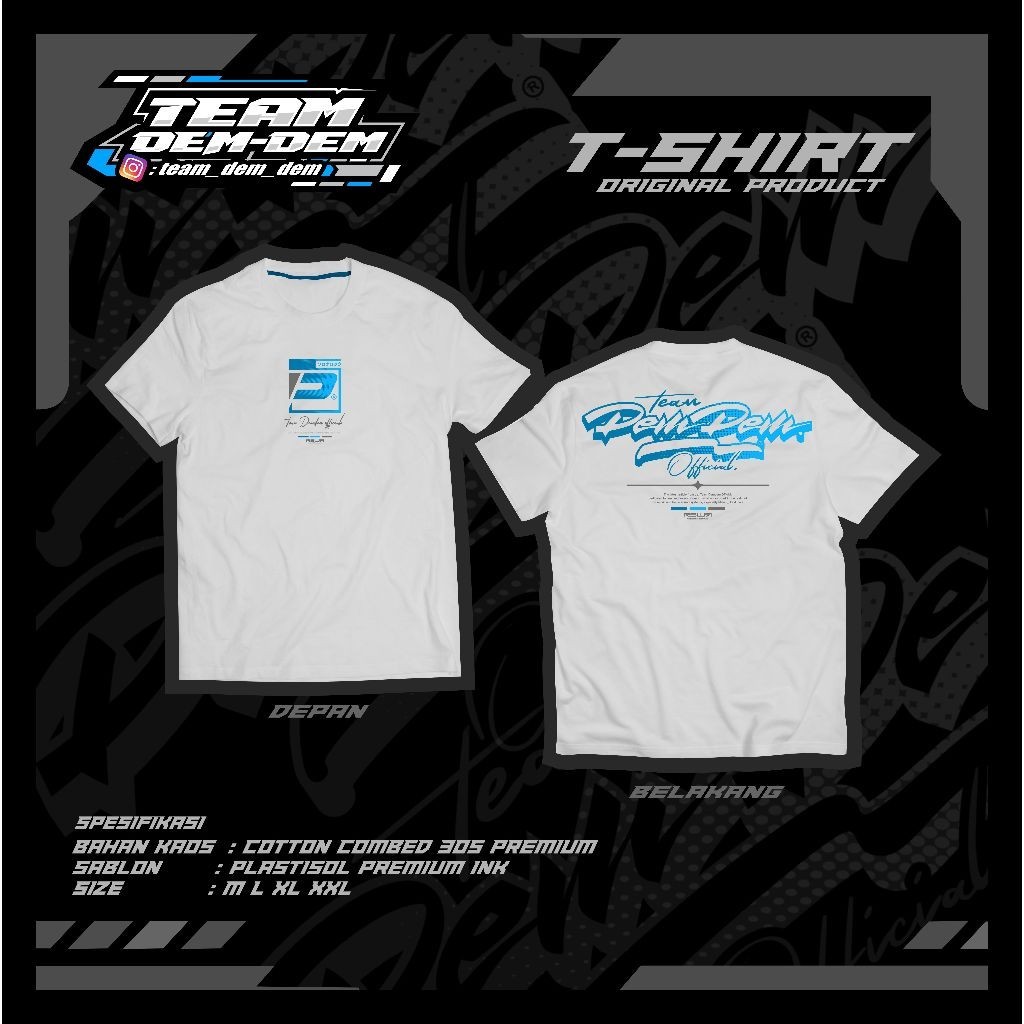 OT59 T-SHIRT TEAM DEM DEM OFFICIAL