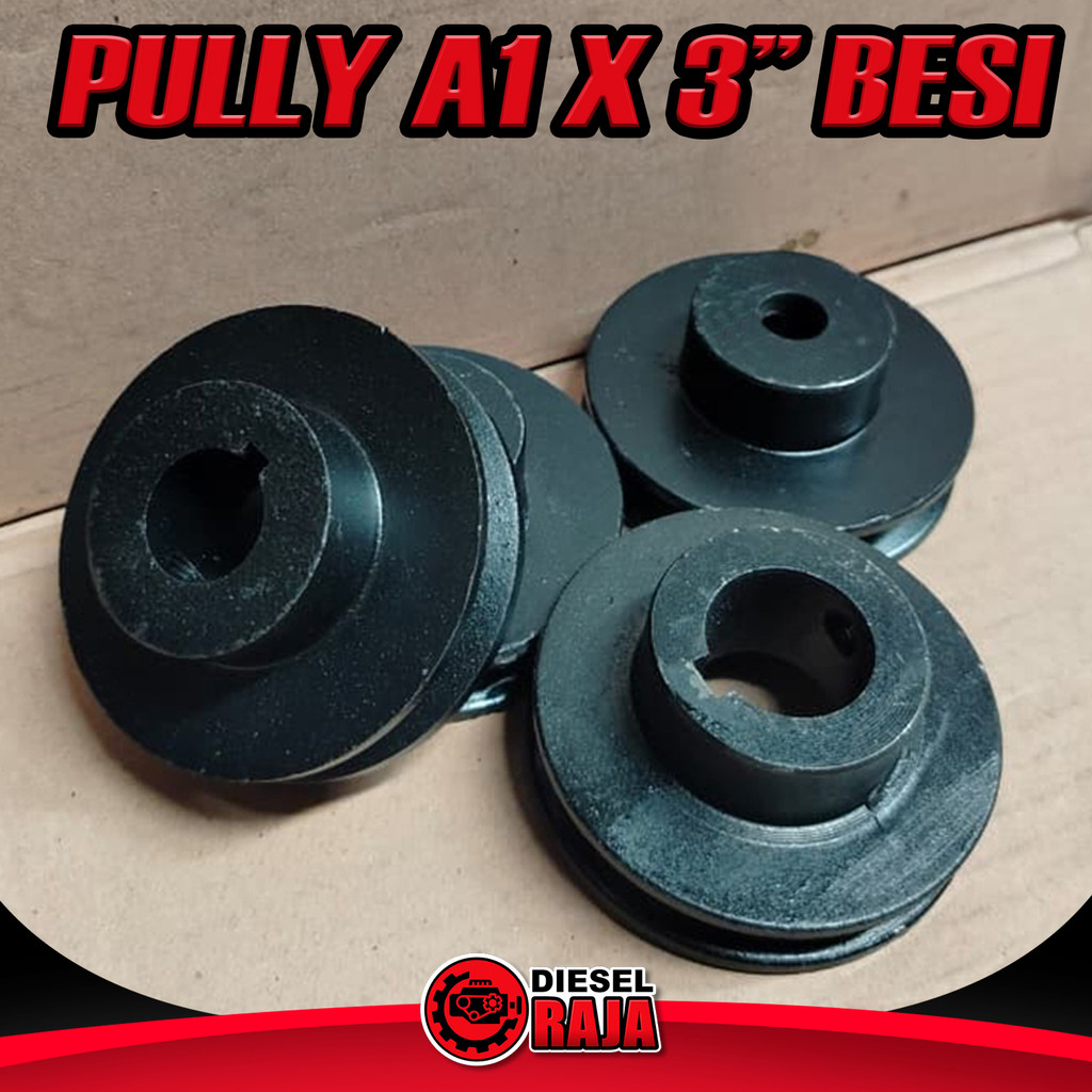 Pulli  Besi A1x3" 12mm,17mm,19mm,24mm,25mm,28mm puli puly poli pulley Besi cor Diesel Raja