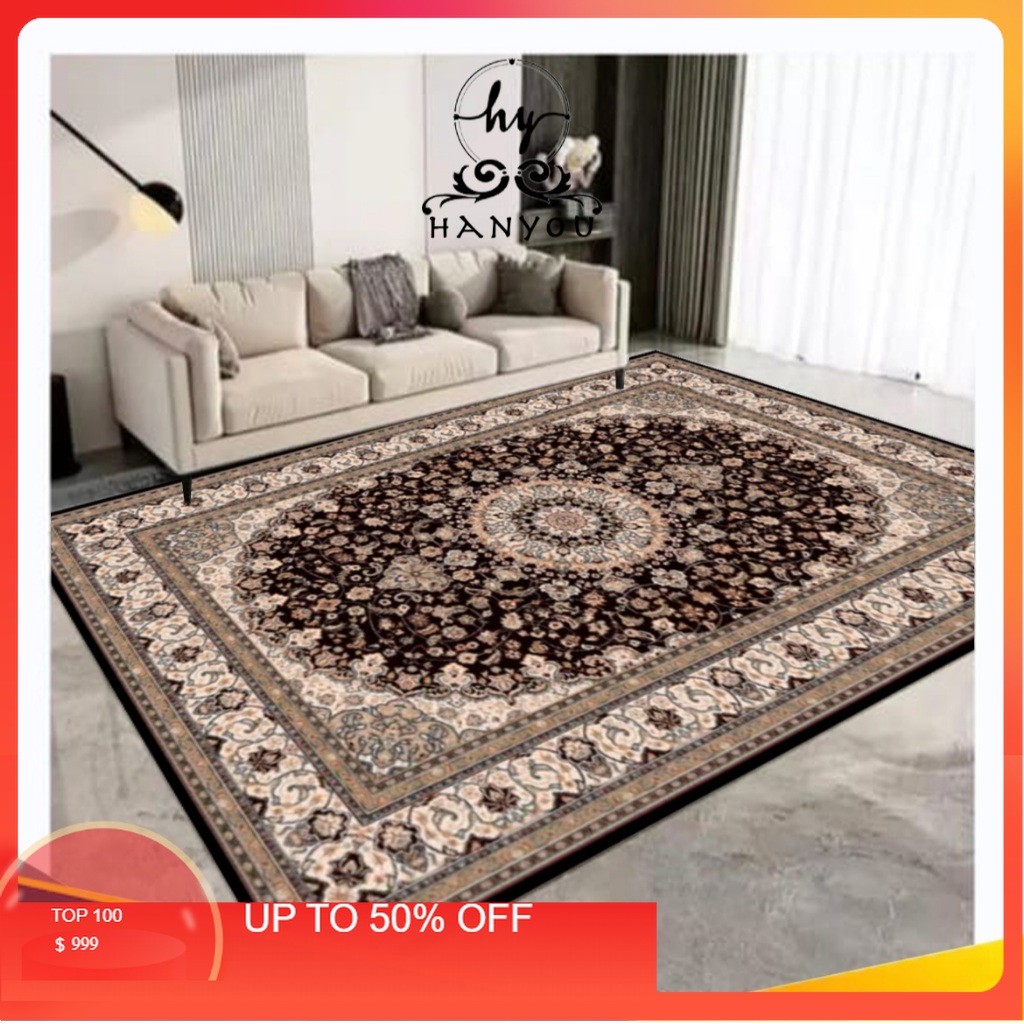 Hanyou - Karpet Eropa Polyester Tebal 5 Mm Aestethic