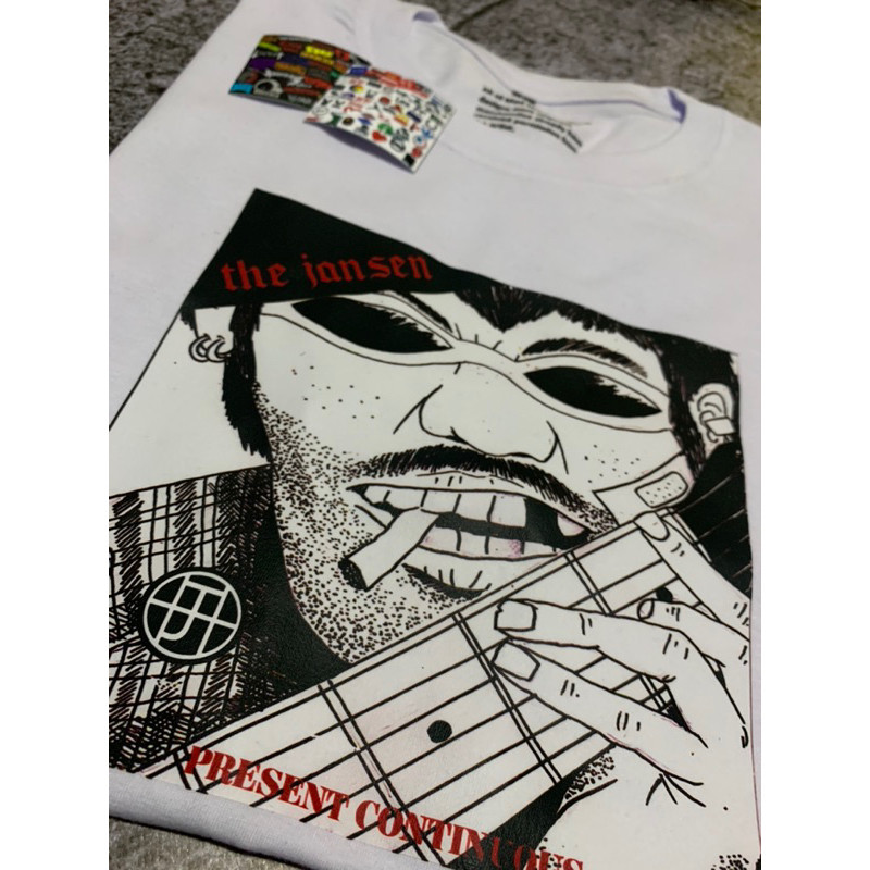 The Jansen - Present Continous / Kaos Band The jansen Tshirt The Jansen / Kaos Band Terlaris
