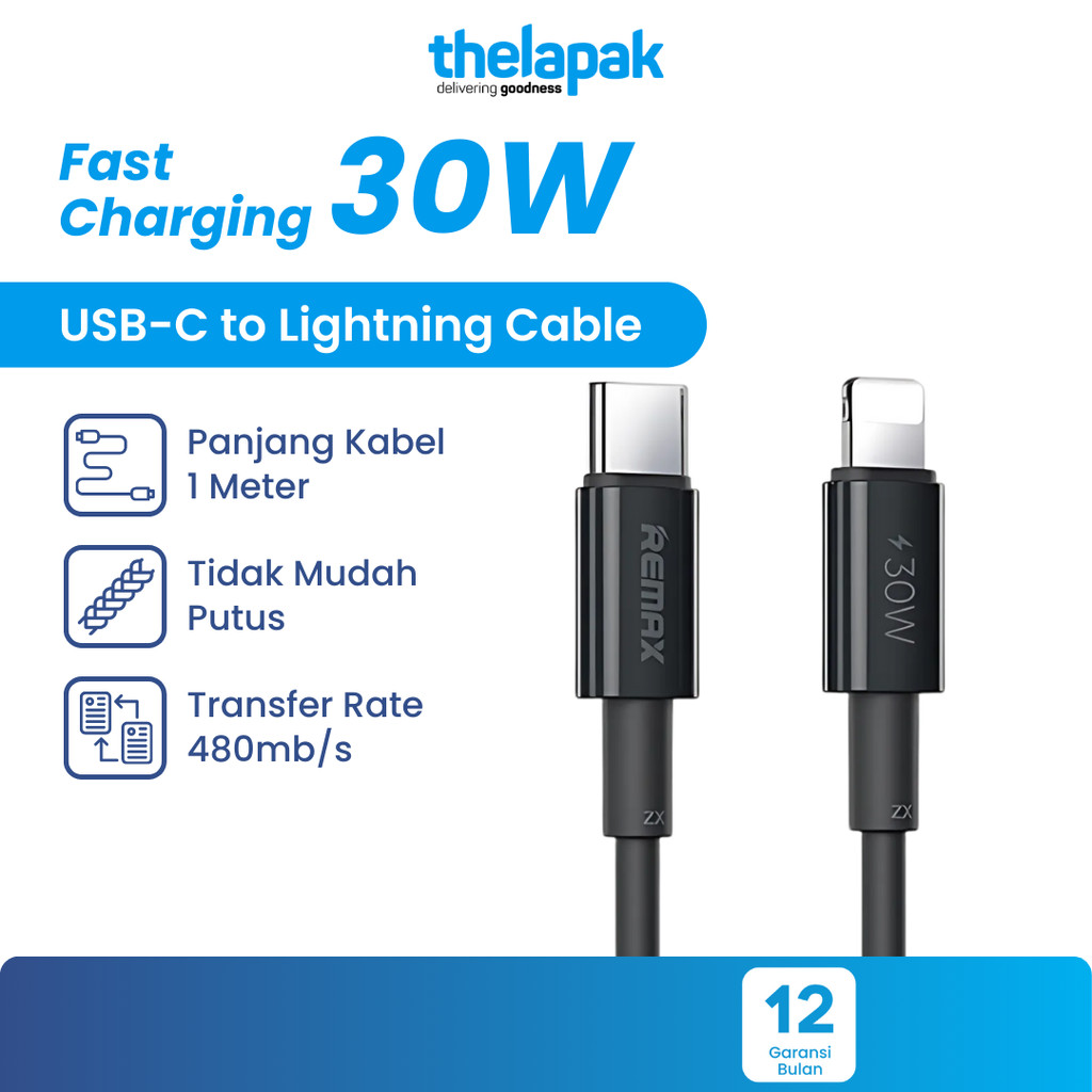 Remax Cable RC-C026 USB-C to Lightning 30W 1M