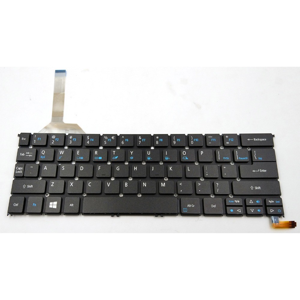 New US Laptop Keyboard For Acer Aspire R13 R7-371 R7-371T R7-372 Series With Backlit AEZS8R00020 NK.