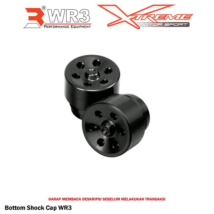 Tutup Tabung Bottom Shock Cap WR3 ZX25R ZX25 R ZX 25R ZX 25 R - Black by Inspire id