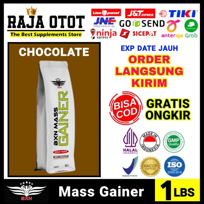BXN Gainer 1 Lbs HALAL BPOM BXN Mass Gainer 1Lbs BXN Weight Gainer 1Lb - CHOCOLATE