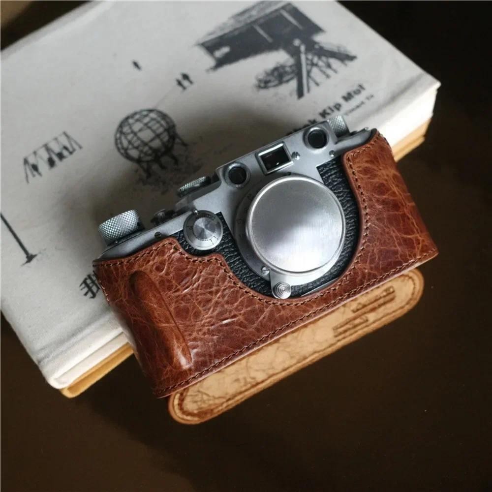 Body Set Cover Camera Bag Leather Case Bag Portable Inner Bottom Case for Leica iF iiiF 3F iC iiiC 3