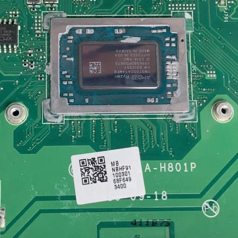 NBHF911003 NB.HF911.003 For Acer Aspire A515-43G Laptop Motherboard LA-H801P With Ryzen 7-3700U Main