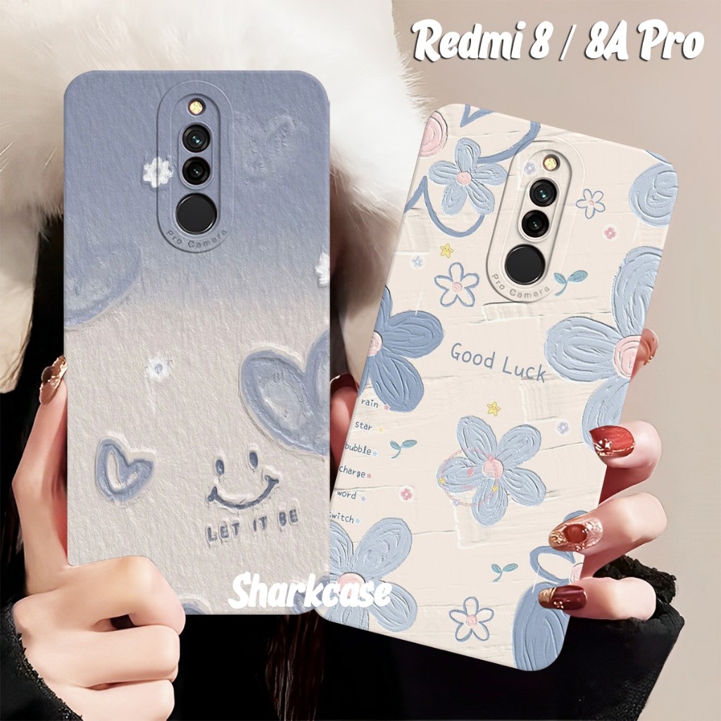 Softcase XIAOMI REDMI 8 / REDMI 8A PRO  Motif Blue Aesthetic Terbaru Kekinian - Cesing Redmi - Case 
