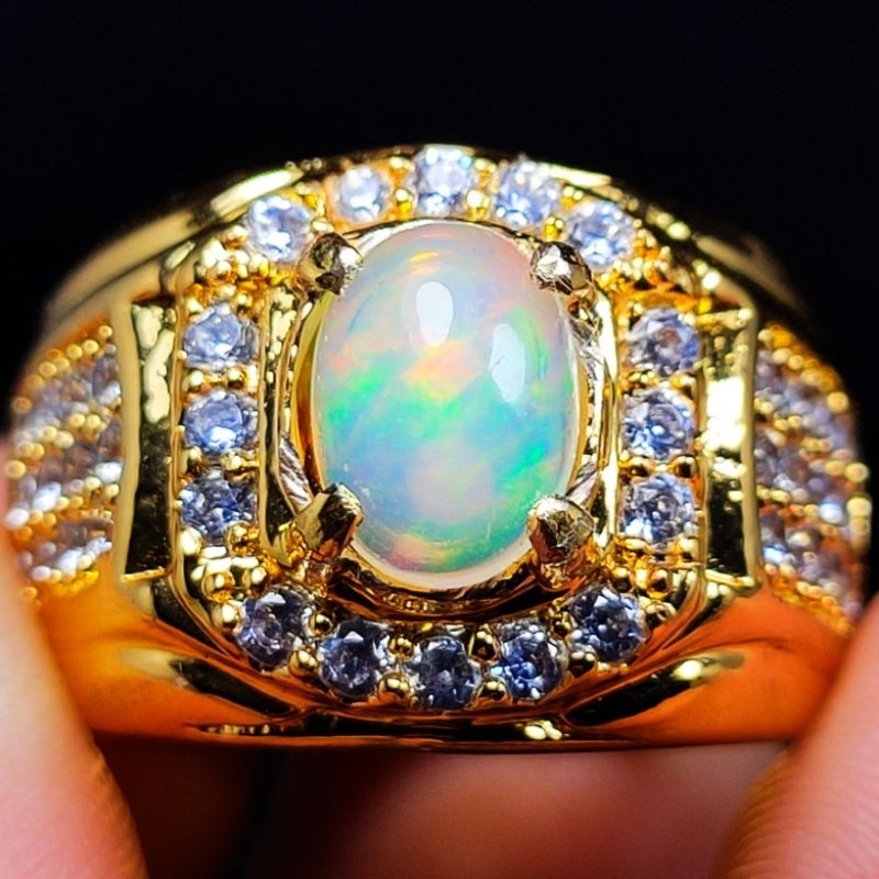 BISA COD BAYAR DITEMPAT BATU CINCIN KALIMAYA SUSU CRYSTAL ASLI NATURAL SIAP PAKAI