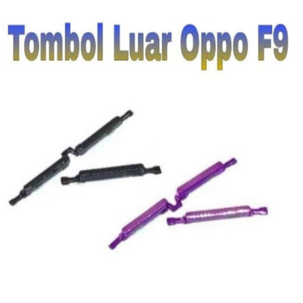 Tombol power on off dan volume luar OPPO F9