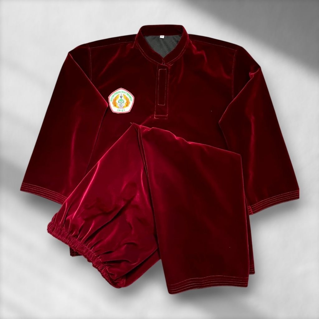 Baju Beludru Pencak Silat Standar Internasional