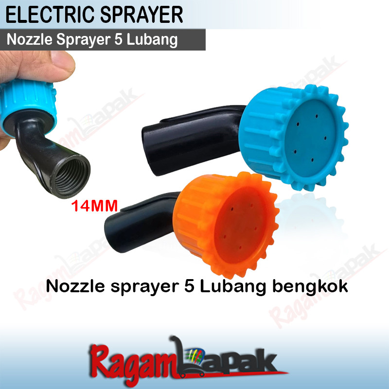 Nozel  / Nozzle sprayer 5 Lubang bengkok