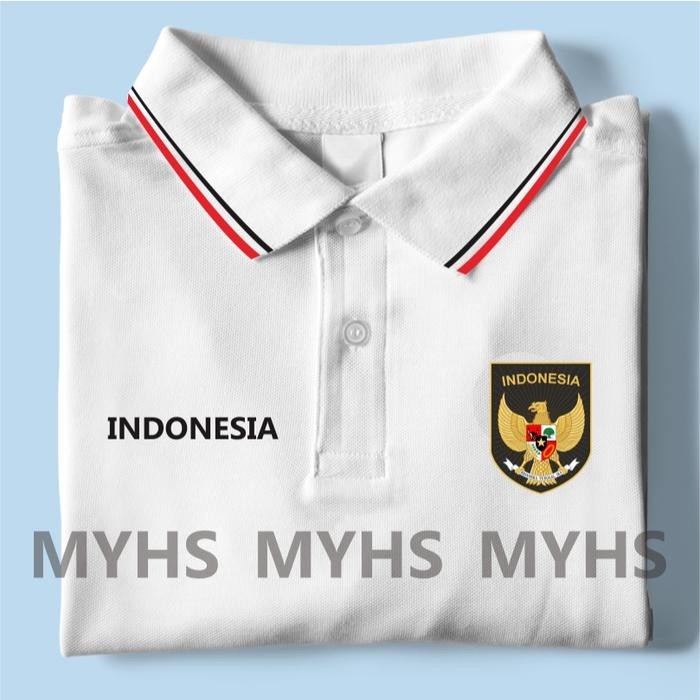 POLO MLS INDONESIA - POLO SHIRT BAJU KAOS JERSEY BOLA TIMNAS HUT RI KEMERDEKAAN REPUBLIK INDONESIA 8