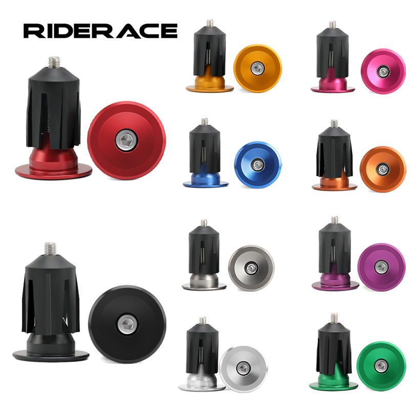 1 Pair Bike Handlebar End Plugs Aluminum Alloy MTB Road Bicycle Handle Bar End Cap Expansion Plugs B