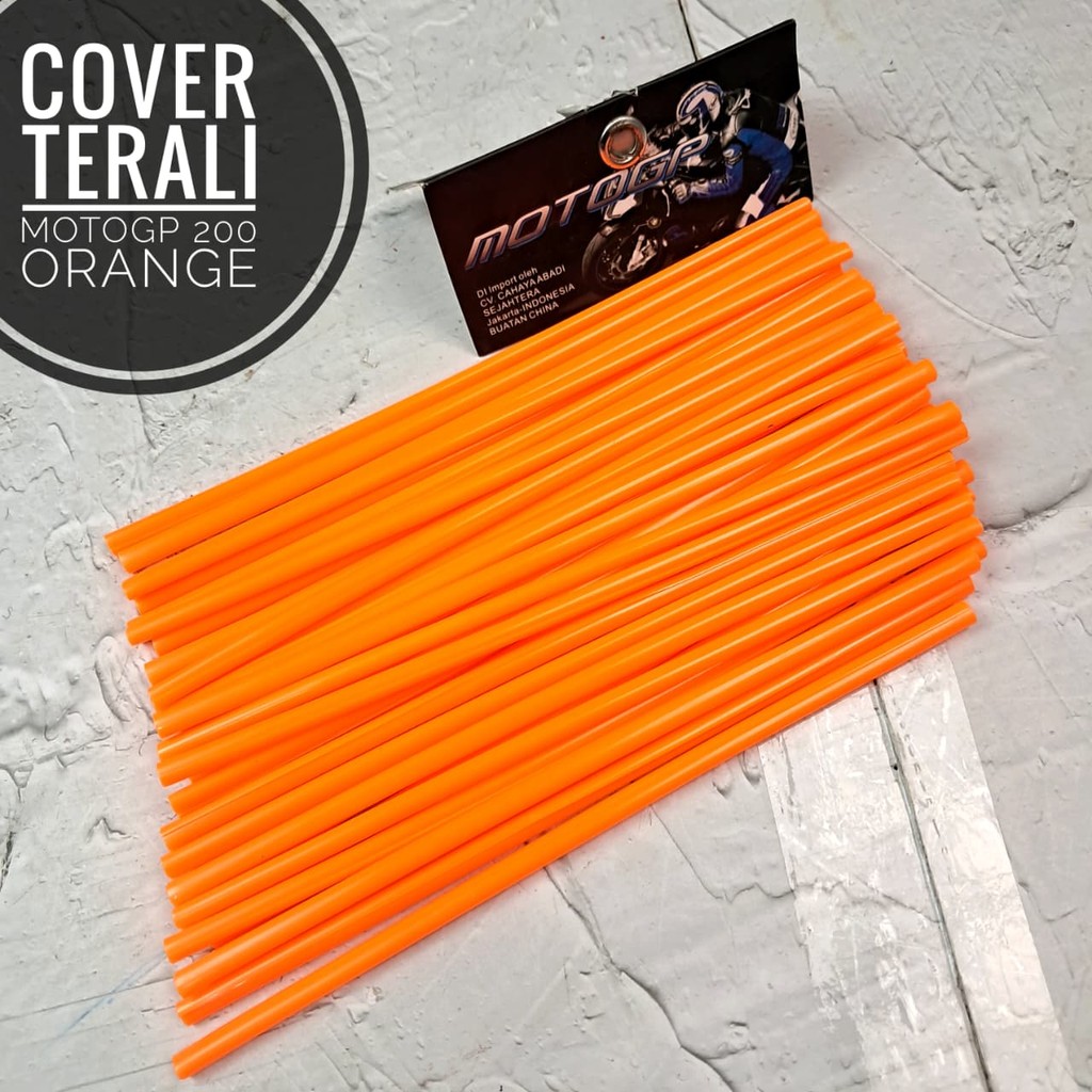 Cover pipet ruji jari terali 200 orange motoGP