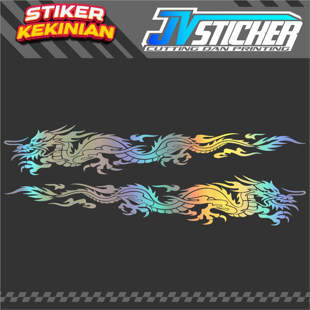 Stiker Dragon Naga Cutting Sticker Motor Dan Mobil Murah