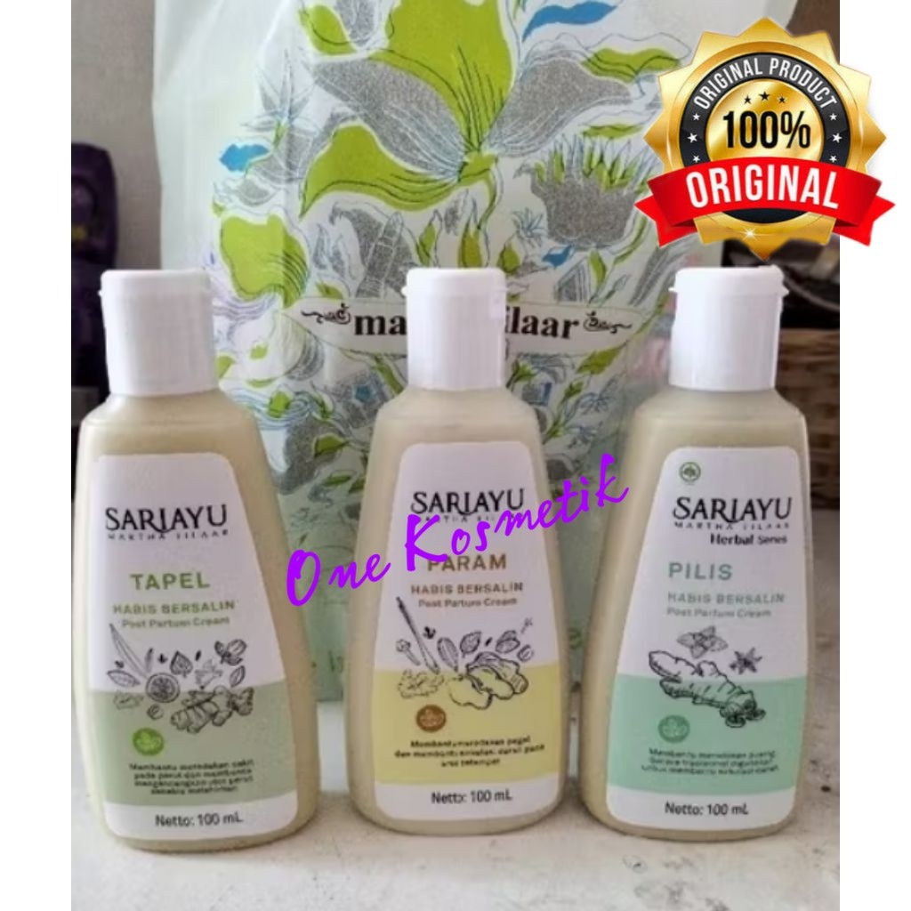 SARIAYU Promo PAKET BERSALIN ISI 3 PCS (TAPEL,PARAM,PILIS)