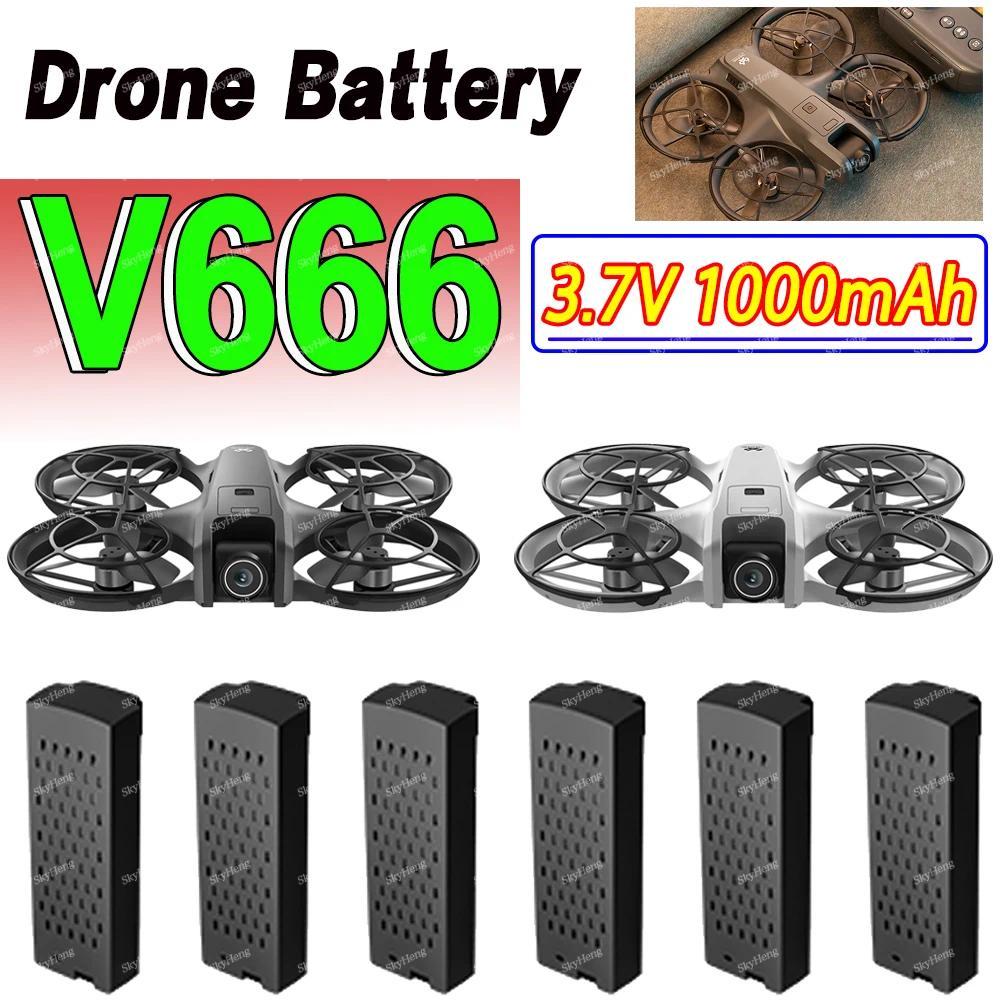 al V666 Drone Battery 3.7V 1000MAH Battery For V666 Drone Screen Drone Battery V666 Dron Parts Toys