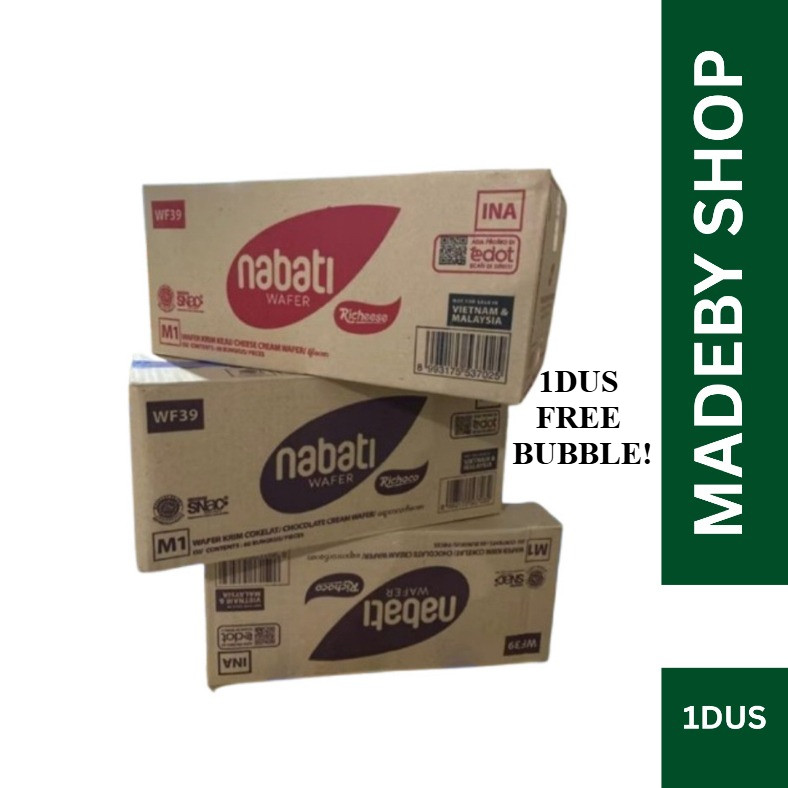 Nabati Wafer Richeese 2000 1 Dus Isi 60 Pcs