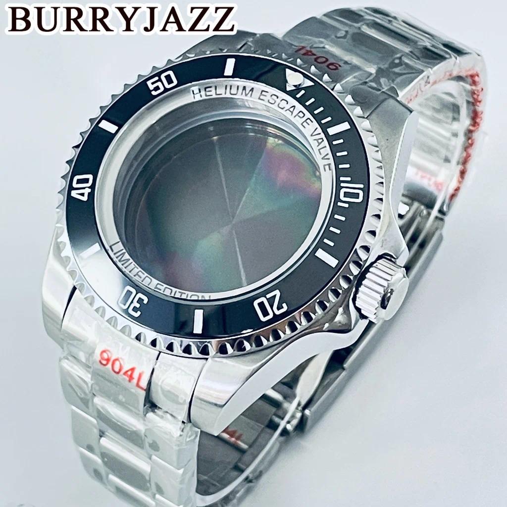 44MM Waterproof SEA Big Deep Homage Watch Case Parts with Sapphire Crystal Compatible for NH34 NH35 