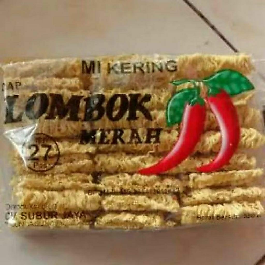 Mie Kering Cap Lombok Merah Mie Bakso Mie Ayam