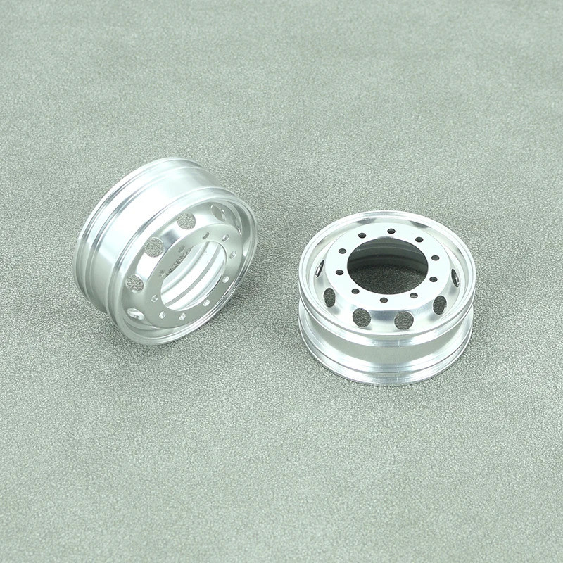 Roda Logam, Hub Rem, Poros Drum untuk Truk RC 1/14 untuk Man, Scania, Volvo
