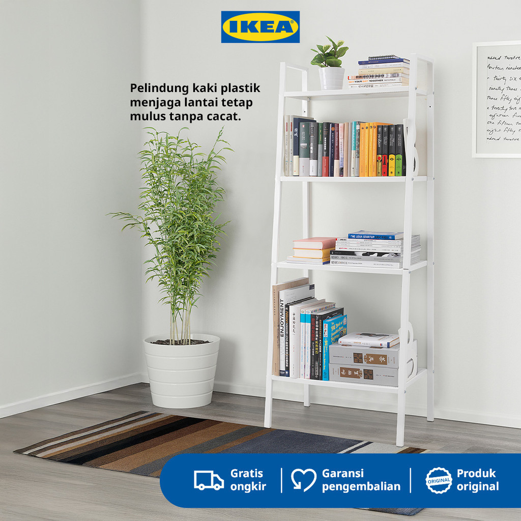 IKEA LERBERG Rak Serbaguna Minimalis Bahan Baja - Putih