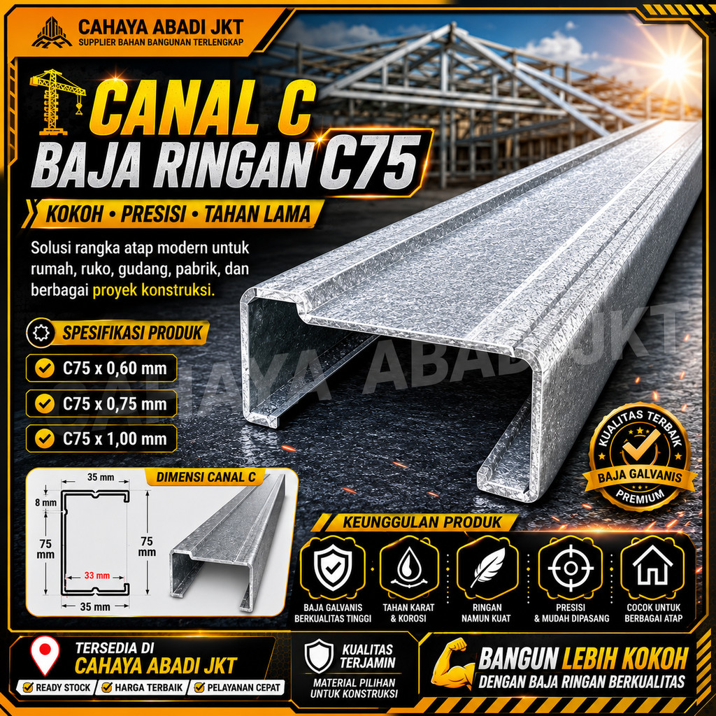 CANAL C BAJA RINGAN C75