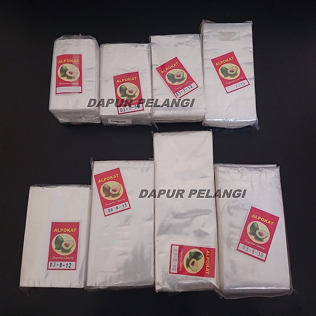 PP Alpokat Dus 6x10, 7x10, 7x12, 7x15, 8x12, 8x15, 8x20, 8x30 12x16