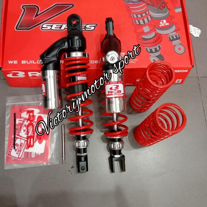 shock rcb vd series 305 330 350 360 mm xmax PCX 150 PCX 160 nmax aerox - Merah, 360 mm